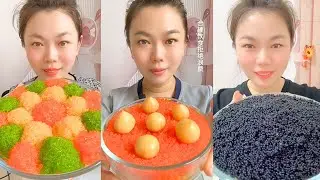 Homemade Chinese Fish Roe ASMR | Colorful Fish Eggs Eating | #160