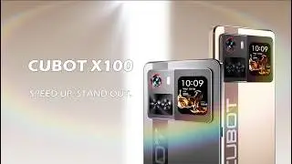 Встречайте Cubot X100 &mdash; стильный инновационный смартфон с двумя экранами | Представлен чёрно-золо...