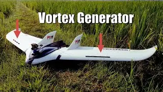 Vortex Generator Effect to Flying Wing - RC Plane