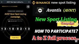 Binance new spot listing Campaign | How to join | A to Z full process in details...