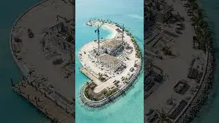 How Luxury Man-Made Islands Are Created #shorts