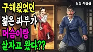 머슴이 구해줬었던 과부가 같이 살자고 찾아왔다 ㅣ 설화 야담 민담 전설 조선 옛날이야기 오디오북 수면동화 잠잘때