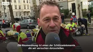 Notfall&uuml;bung in der Mainzer Neustadt