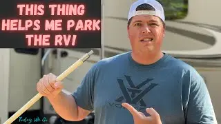 DIY tool to help back in your RV - Don't damage your slides on trees, water spigots, pedestals, etc.