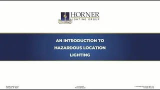 Hazardous Location Lighting Webinar