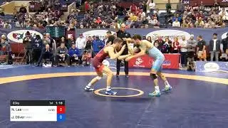 65 Kg Semifinal Nick Lee Nittany Lion Wrestling Club Vs Jordan Oliver Sunkist Kids Wrestling Club