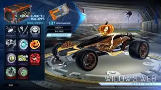 Halloween Crate Opening | Haunted Hallows | Rocket League