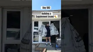 Day 583 building a supplement brand, UK 💊 #entrepreneur #startup #entrepreneurship #success