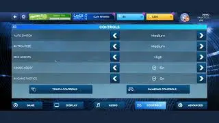 Как изменить настройки управления в Dream League Soccer 2026 (DLS 26)