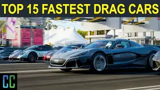 *NEW* TOP 15 FASTEST Drag Cars in Forza Horizon 4 I Is The Rimac C_Two The Fastest?