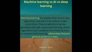 basic of Machine leaning