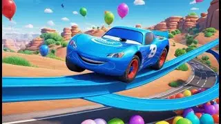 Counting Cars Racing Fast | Numbers Song for Kids