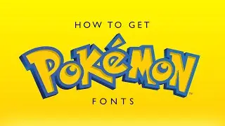 Pok&eacute;mon Font Generator - Create any Pok&eacute;mon text for FREE!
