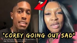 CoreySsg GOES OFF on Ex Gf Danni for EXPOSING him AGAIN 