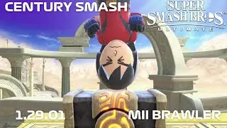 Super Smash Bros Ultimate Mii Brawler Century Smash 1:29.01 (WR)