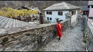 ROSSA VILLAGIO VAL CALANCA GRAUBÜNDEN SWITZERLAND