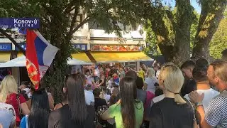 Minhen, skandiranje Kosovo Srbija