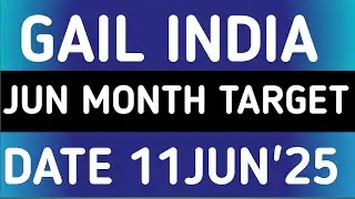 GAIL INDIA STOCK LATEST NEWS 11JUN'25/GAIL INDIA SHARE LATEST NEWS UPDATES WITH TARGET ANALYSIS