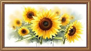 4K  Random Painting Flower Artwork for Screensaver & Frame TV 🌸✨