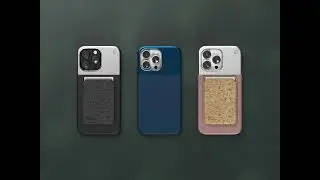 Atom Studios iPhone 14 Split Silicone phone case and Keep Card Wallet Video