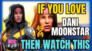 Mcoc 6 star Rank 4 Dani moonstar Damage Showcase | Very underrated Mutant? #mcoc #danimoonstar