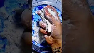 Crunchy Water Crumble #asmr #asmrshorts #watercrumbling