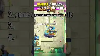 Ranking Of The Best Clash Royale Moments Part 39 #clashroyale #ranking #supercell