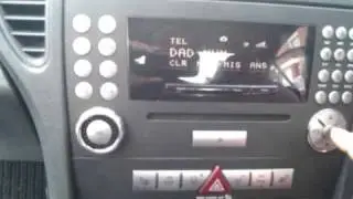 Система громкой связи Fiscon Bluetooth, установленная на Mercedes SLK