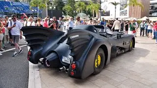 Supercars in Monaco 2023 [ 17 ] (Batmobile, CLK Black Series, G 4x4 Squared, 720S Spider, AventadorS