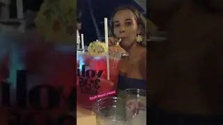 South Beach Miami Vibes #foodie#miami #southbeach #drinks #cocktail #shenanigans