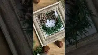 Dollar Tree DIY Christmas Frame
