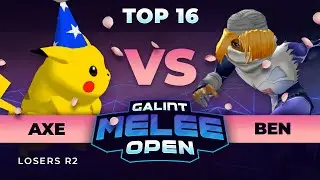 Galint Melee Open: Spring Edition - Axe (Pikachu) vs Ben (Sheik) - Top 16 Losers Round 2
