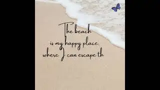 My Happy Place 🏖️❤️  #beachquotes #beach #quotes