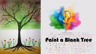 How to Paint a Tree | How to Brush Paint