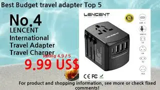 Dec. 2024 Best Budget travel adapter Ranking