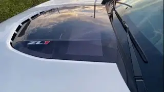 Chevrolet Camaro 6 glass hood clear transparent hood прозрачный капот #camaro #glasshood #zl1