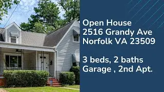 Open House Tour - with upstairs inlaw suite in Norfolk