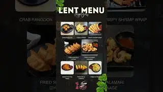 LENT MENU APPETIZERS