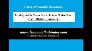 MARUTI - LIVE Trading with a Clean Text Book Price Action Setups