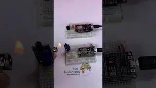 Wireless Fire Detector with ESP8266 BOARDS Using ESP-Now Protocol #shorts @TMEEducation