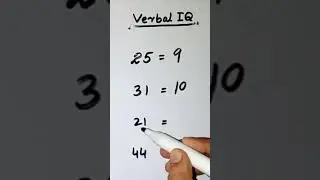verbal intelligence test | subscribe channel | #shorts
