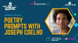How to write Poetry using Poetry Prompts / Joseph Coelho at AIM Literary Festival, London, 2024