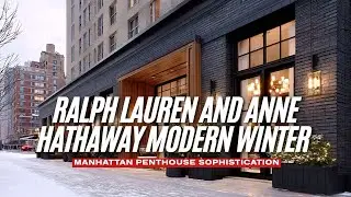 Manhattan Penthouse Inspired by Ralph Lauren and Anne Hathaway Modern Winter Sophistication