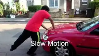 guy run over caught on tape