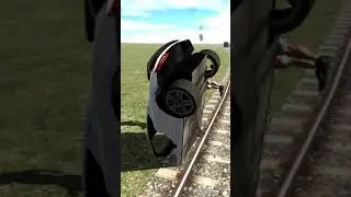 car stuck in the train way track in GTA gameplay video #gta #gameplay #game #solarplanet