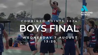 Auckland Netball Combined Points Tournament 2024 - Boys Final