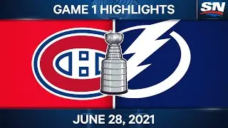 NHL Game Highlights | Canadiens vs. Lightning, Game 1 &ndash; Jun. 28, 2021