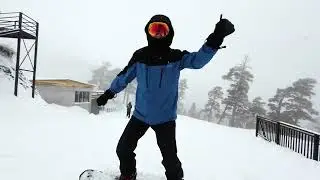 Bakuriani snowboarding. Georgia