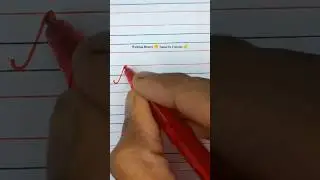 📝 Writing Flower 🌺 Name In Cursive ✍️📝#shorts #flowers #cursive