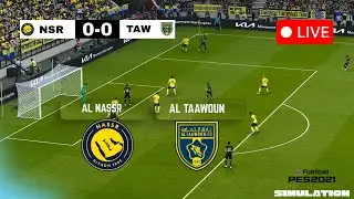 🔴 Al Nassr vs Al Taawoun | Saudi Pro League 2026 | PES 2021 Gameplay SIMULATION